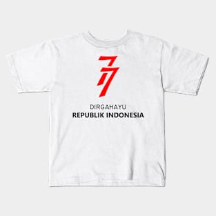 Dirgahayu Republik Indonesia - 01 Kids T-Shirt